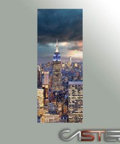 Alternative view of Vinilo Frigorifico Skyline Nueva York