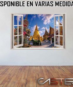 Vinilo Ventana Bangkok Tailandia