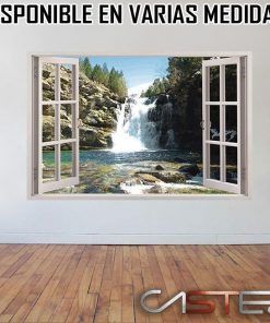 Vinilo Ventana Cascada