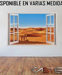 Vinilo Ventana Desierto