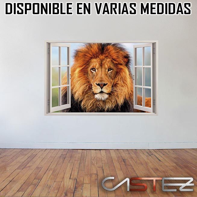 Vinilo Ventana Leon