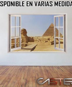 Vinilo Ventana Piramide