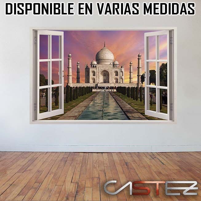 Vinilo Ventana Taj Mahal