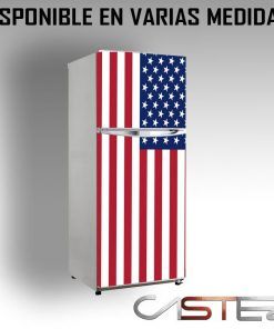 Vinilo Frigorifico Bandera Estados Unidos