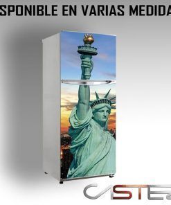 Vinilo Frigorifico Estatua Libertad