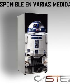 Vinilo Frigorifico Robot Galaxia