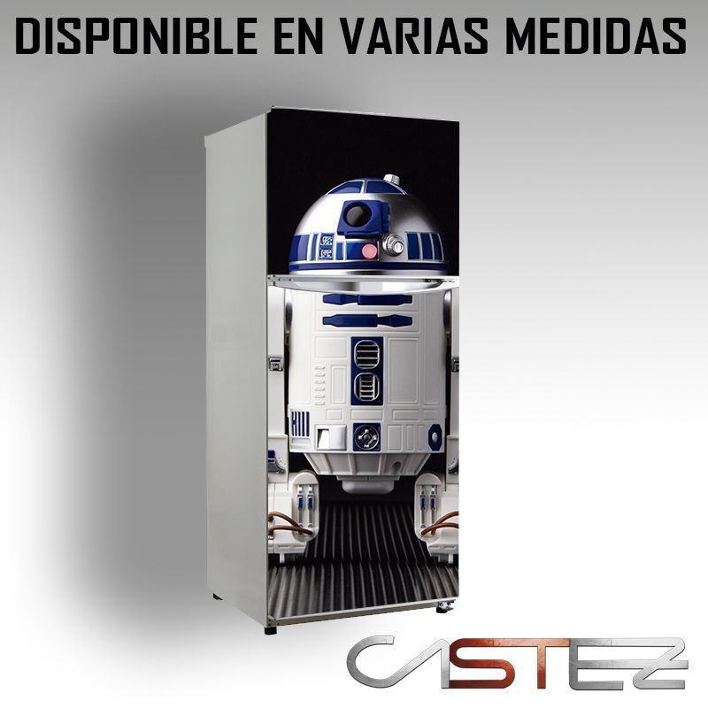 Vinilo Frigorifico Robot Galaxia