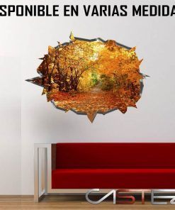 Vinilo Agujero Bosque Otoño