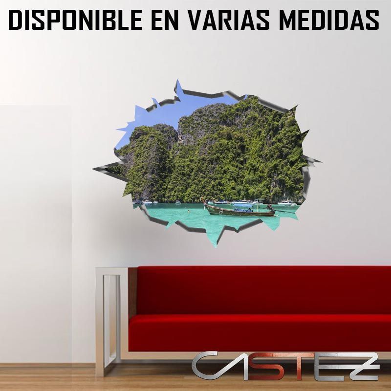 Vinilo Agujero Pared Phi Phi Tailandia