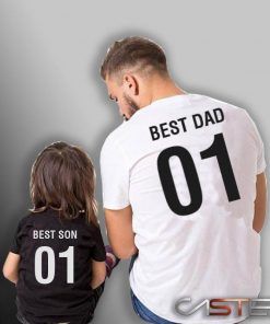 Camiseta padre hijo Best Dad Son