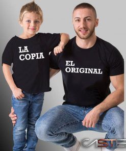 Camiseta padre hijo Original Copia