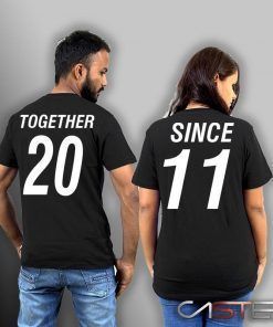 Camiseta Parejas Together Since
