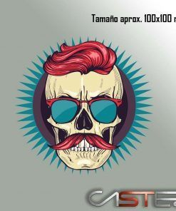 Adhesivo Calavera Moderno