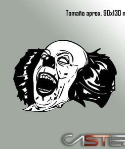 Adhesivo Calavera Payaso