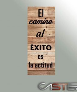 Alternative view of Vinilo Frigorifico el Camino al Éxito es la Actitud