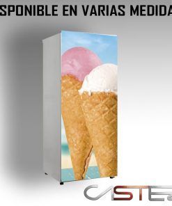 Vinilo Frigorifico Helado