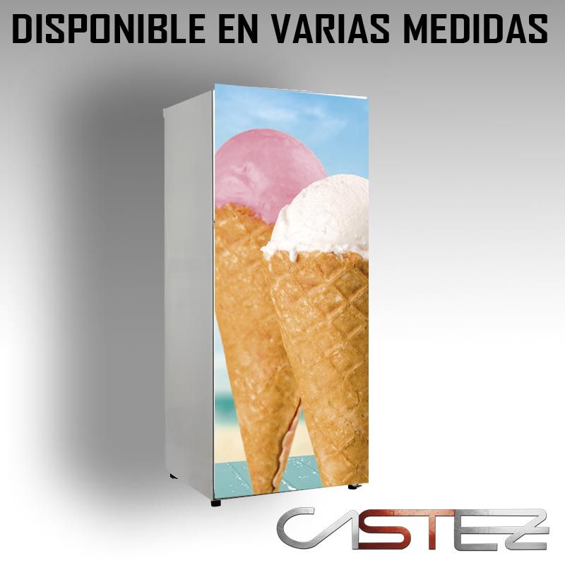Vinilo Frigorifico Helado