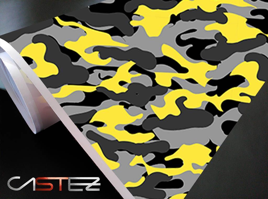Vinilo Camuflaje Amarillo
