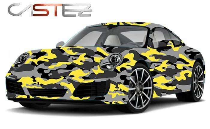 Vinilo Camuflaje Amarillo - Imagen 2