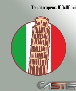 Adhesivo Torre Pisa