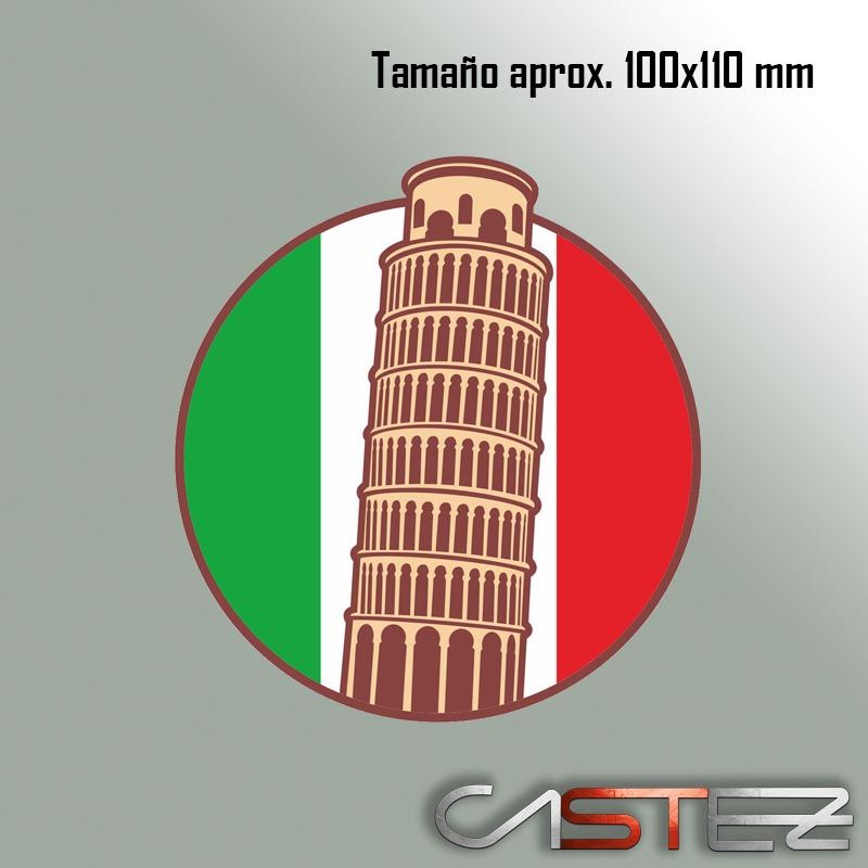 Adhesivo Torre Pisa