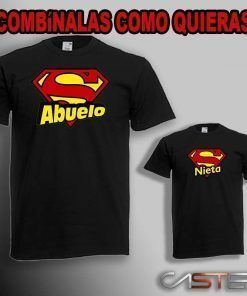 Camiseta Super Abuelo Super Nieta