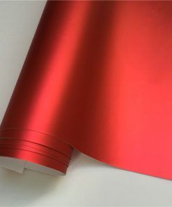 Vinilo Rojo Cromo Satinado 20m.