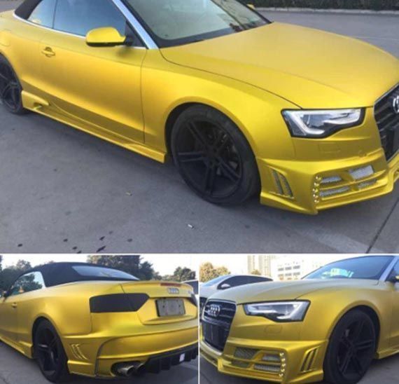 Vinilo Amarillo Oro Cromo Satinado 20m. - Imagen 4