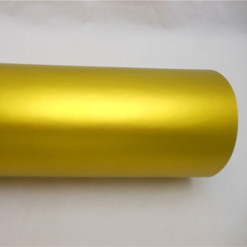 Vinilo Amarillo Oro Cromo Satinado 20m. - Imagen 3