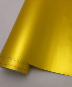 Vinilo Amarillo Oro Cromo Satinado 20m.
