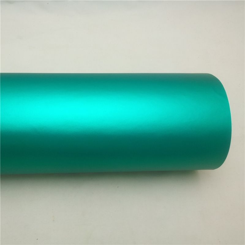 Vinilo Azul Turquesa Cromo Satinado 20m. - Imagen 2