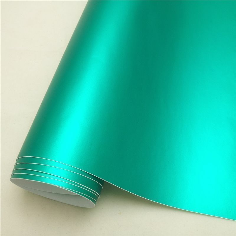 Vinilo Azul Turquesa Cromo Satinado 20m.