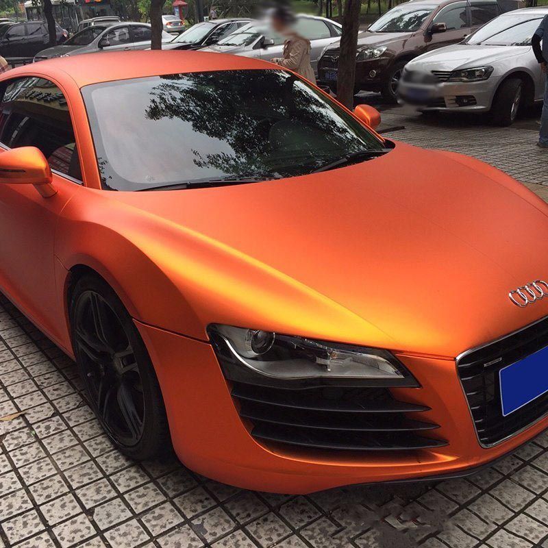Vinilo Naranja Cromo Satinado 20m. - Imagen 2