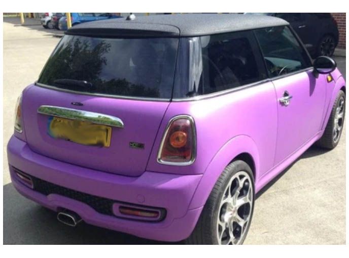 Vinilo Morado Mate - Imagen 4