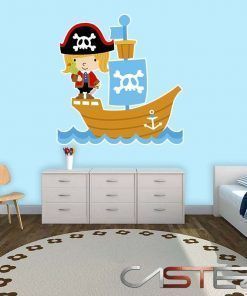 Vinilo Color Barco Pirata