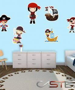 Kit Vinilos Infantil Piratas