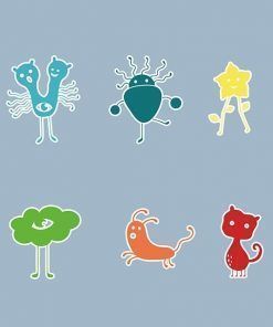Alternative view of Kit Vinilos Infantil Extraterrestres