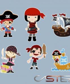 Alternative view of Kit Vinilos Infantil Piratas