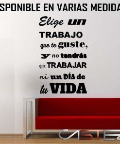 Vinilo Elige un Trabajo ...