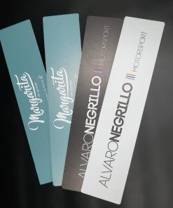 Cubre matrículas coche personalizados con logo de empresa o club del motor