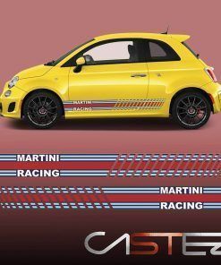 Vinilo Kit Laterales Fiat 500 Abarth Racing