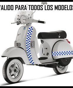 Vinilo Kit Vespa Cuadros #4