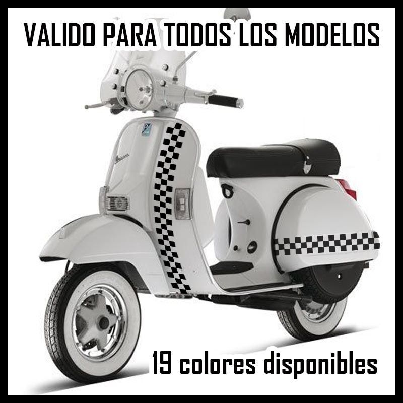 Vinilo Kit Vespa Cuadros (sin fondo)