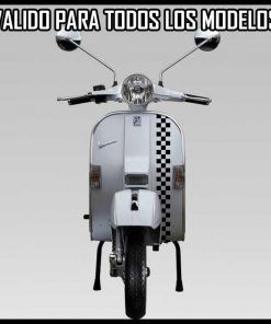 Alternative view of Vinilo Kit Vespa Cuadros (sin fondo)