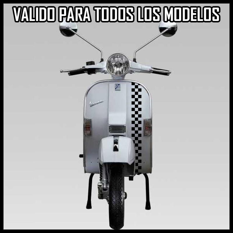 Vinilo Kit Vespa Cuadros (sin fondo) - Imagen 2