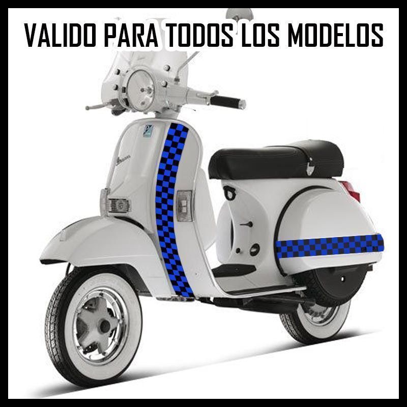 Vinilo Kit Vespa Cuadros #7