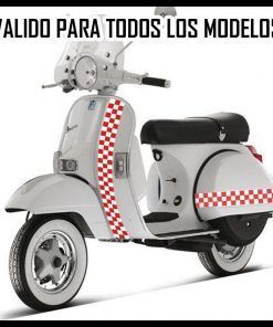 Vinilo Kit Vespa Cuadros #5