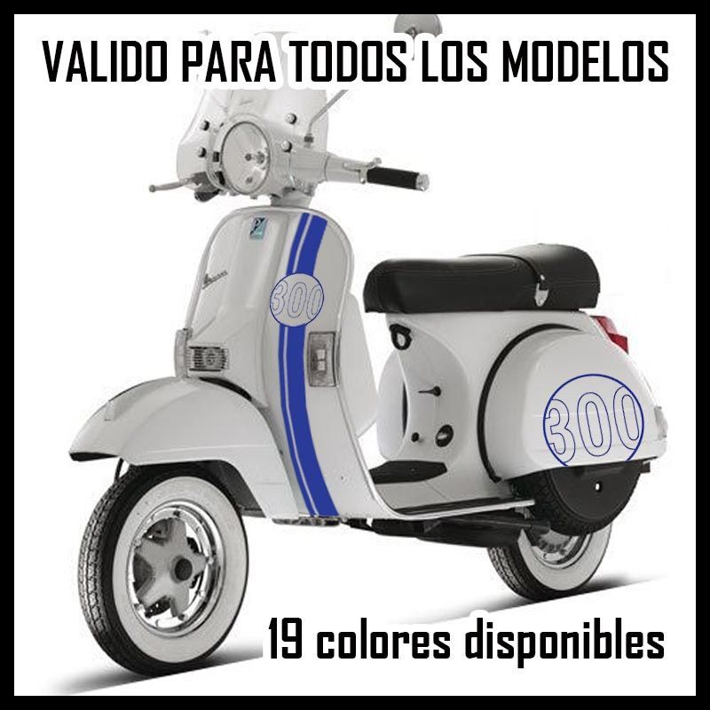 Vinilo Kit Vespa 300
