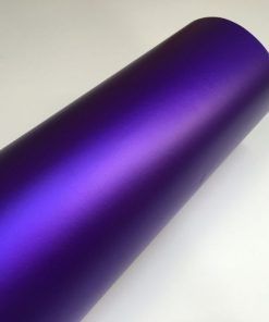 Alternative view of Vinilo Morado Cromo Satinado 20m.