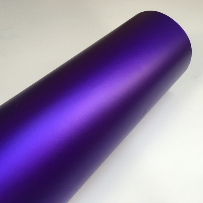 Vinilo Morado Cromo Satinado 20m. - Imagen 2